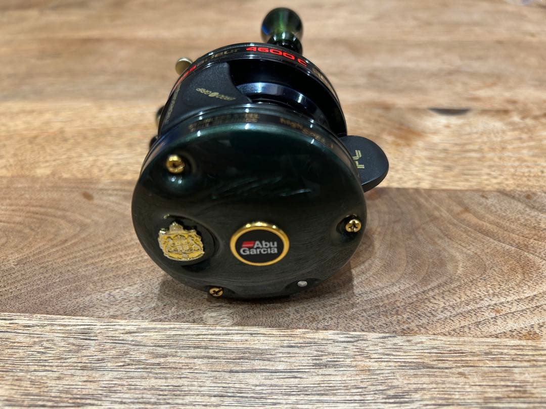 アブアンバサダー4600C IMAE ブルーイングリーンハンドル　カスタム