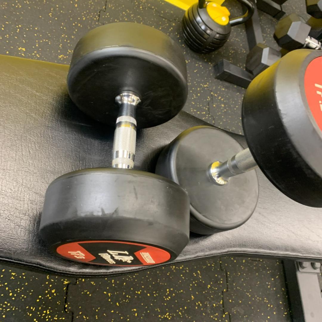 ラバー ダンベル 20kg × 2個 セット