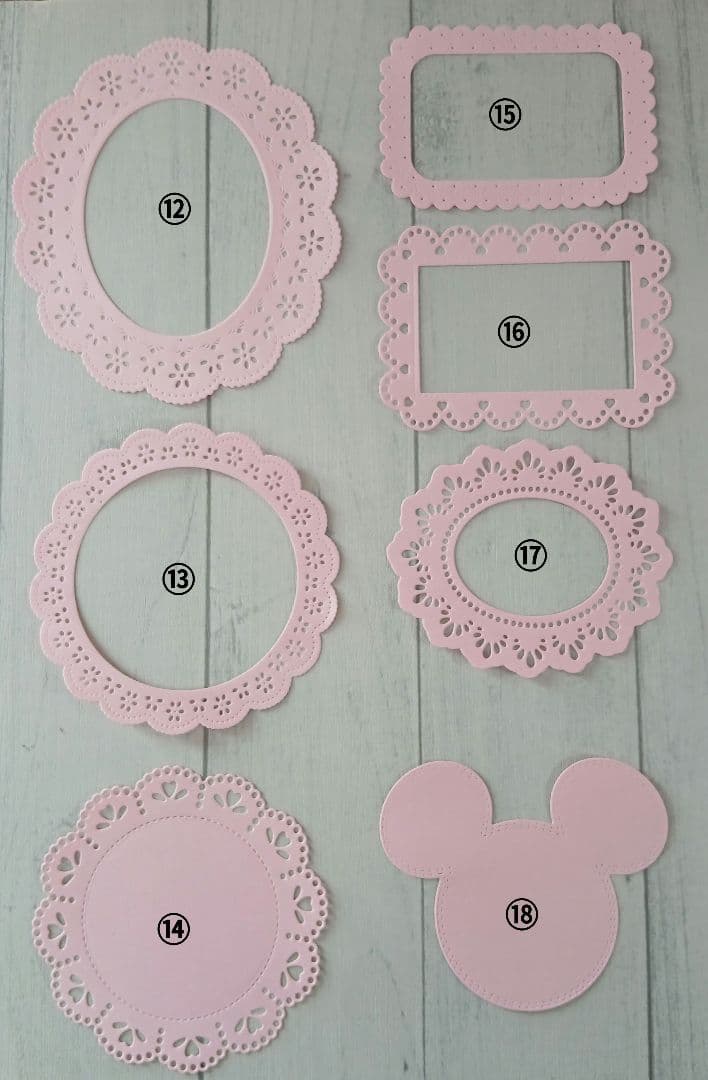 ダイカット　フレーム　オーダーページ