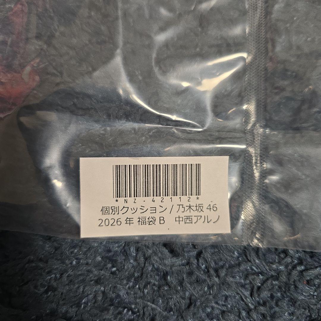 乃木坂46 中西アルノ Lucky Bag 2026 福袋AB
