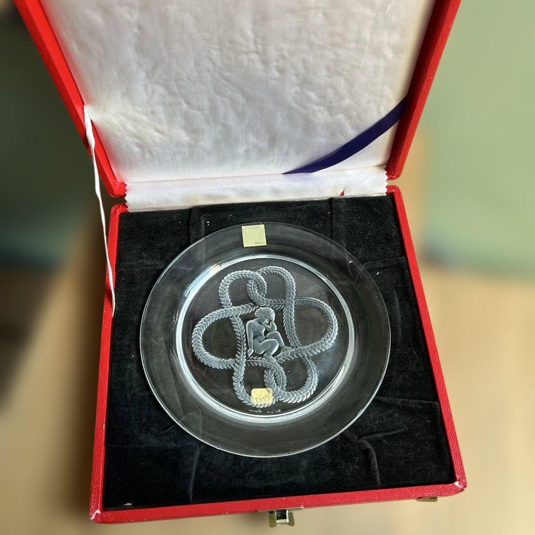 Lalique クリスタルガラス プレート4/6