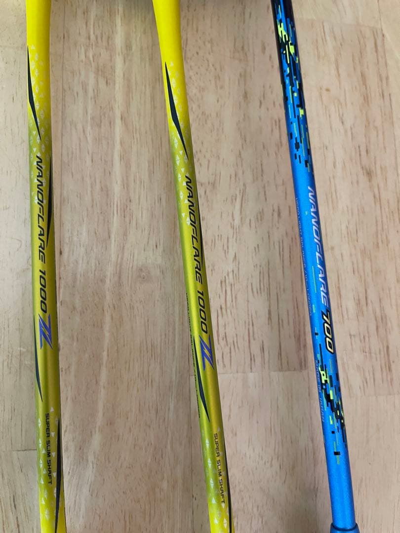 バドミントンラケットジャンク品　ナノフレア１０００Z ナノフレア700
