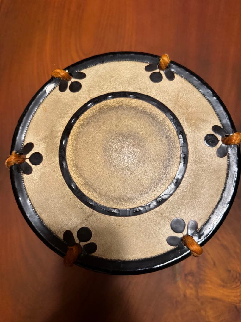 小鼓 本革 漆塗り 和楽器