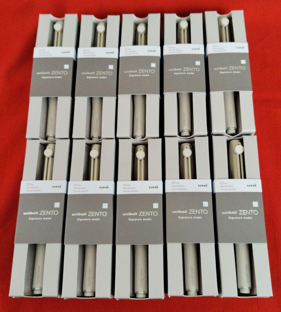 ユニボールゼント シグニチャーモデル ZENTO シャンパンゴールド 10本