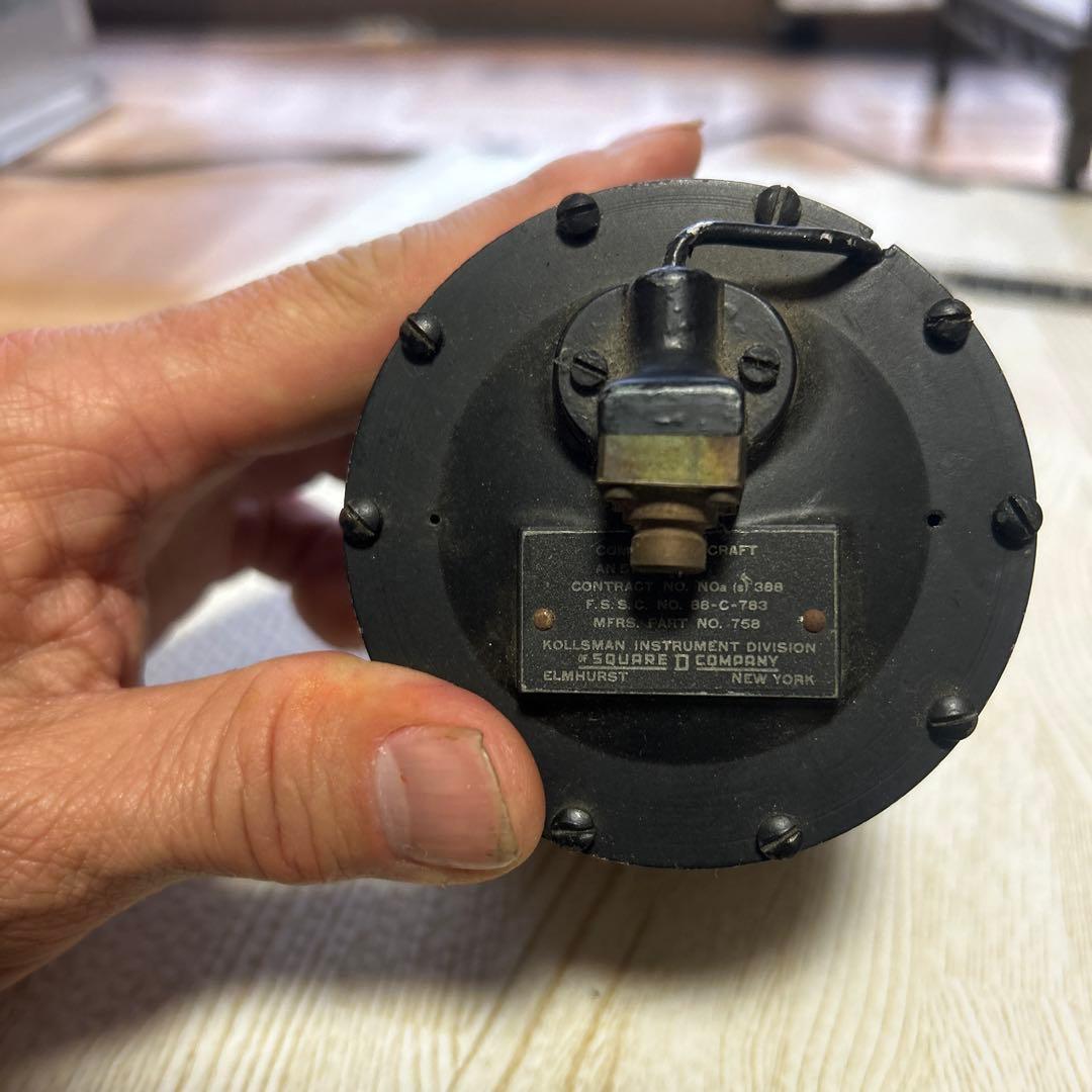 WW2.コルスマン、TYPE758.航空機補償器ゲージ