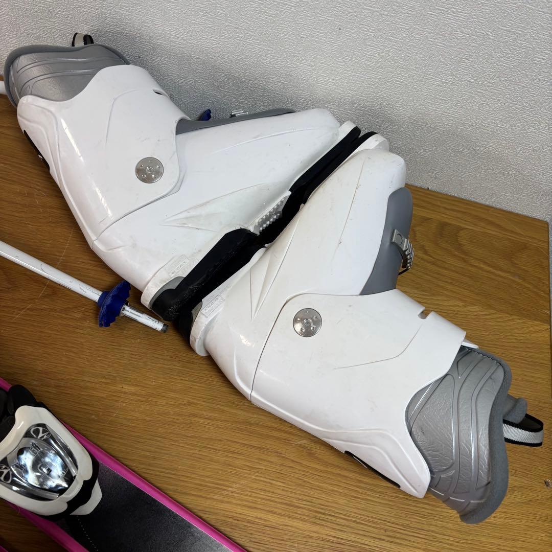 ジュニアスキーセット　K2 136cm 24-24.5cm ストック付