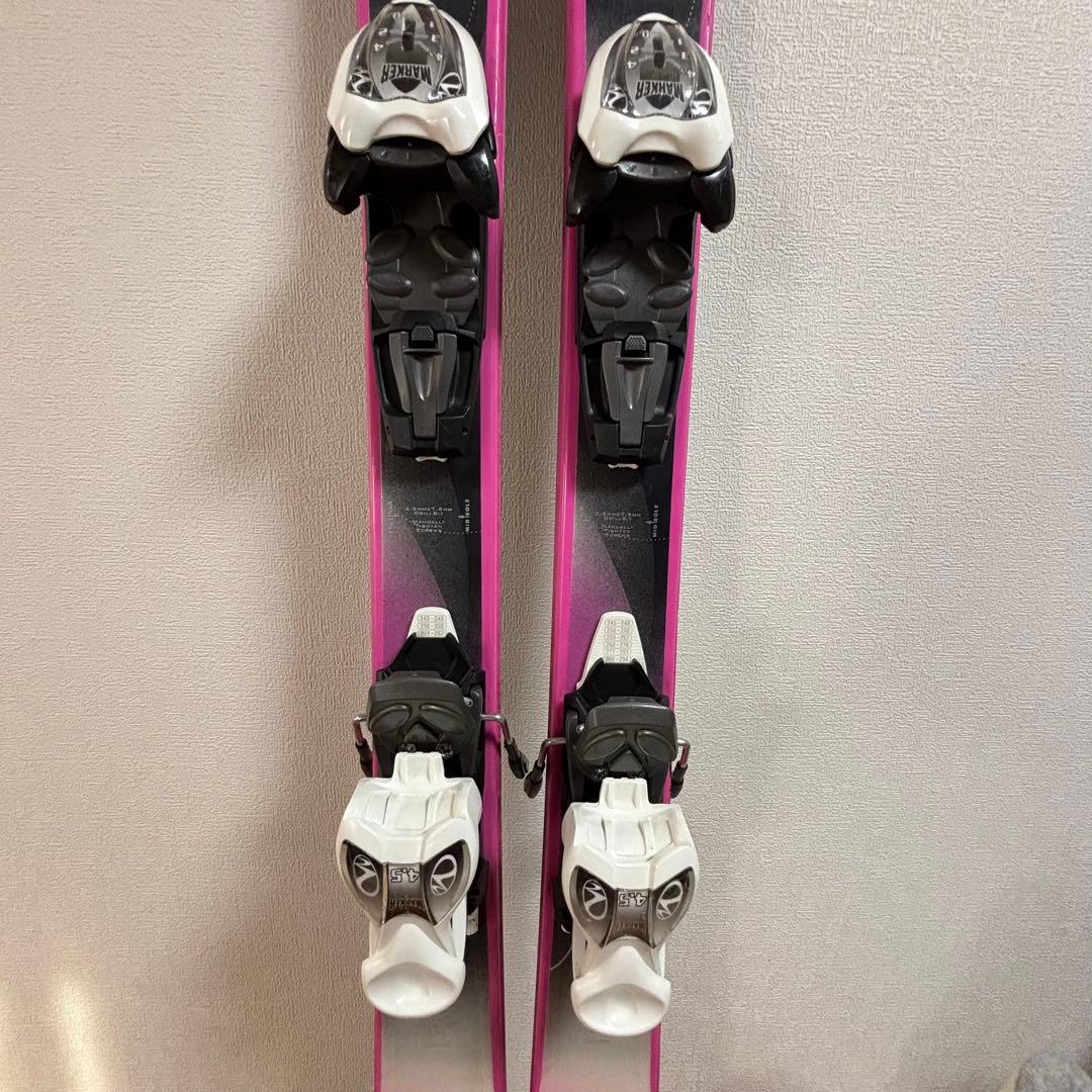 ジュニアスキーセット　K2 136cm 24-24.5cm ストック付