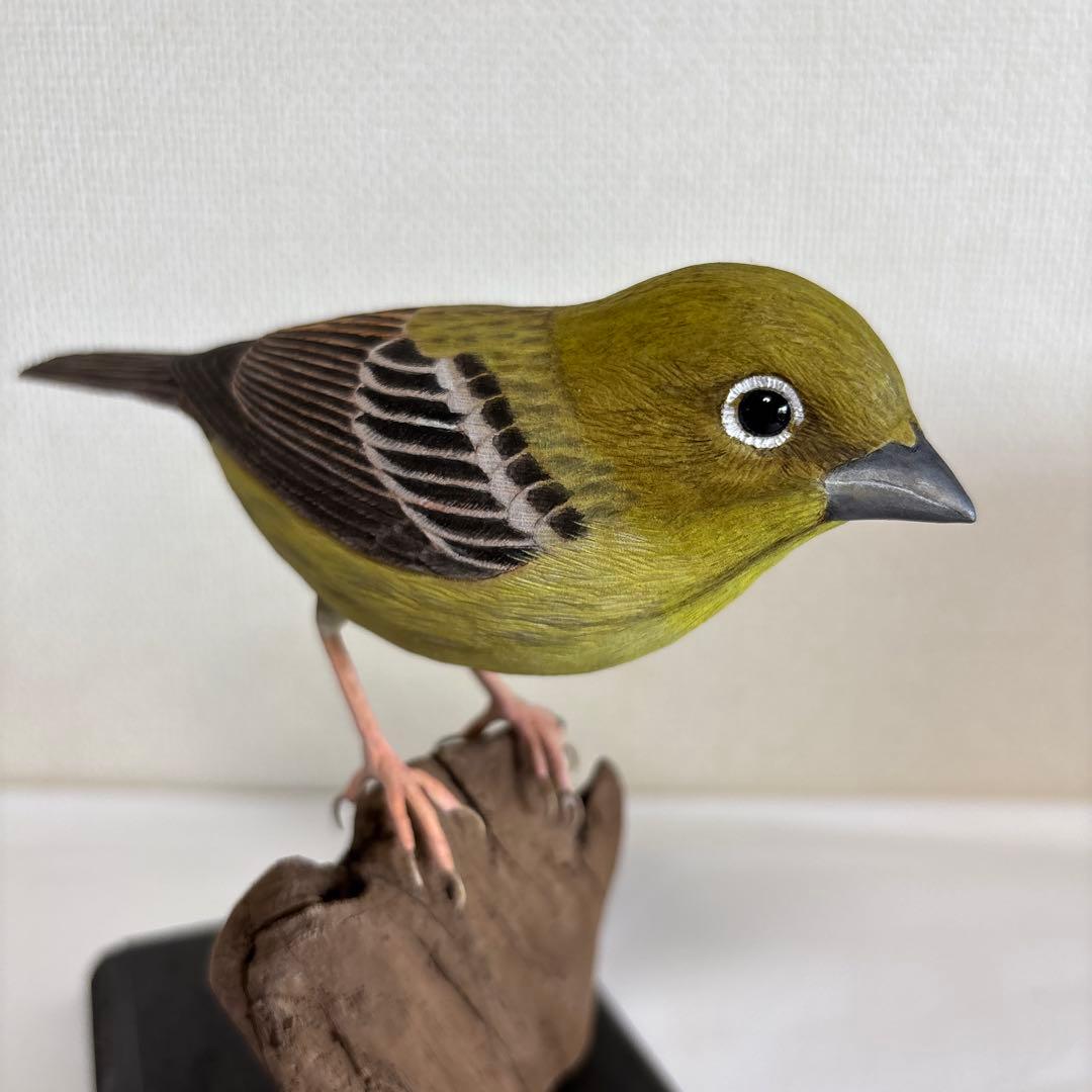 バードカービング　ノジコ