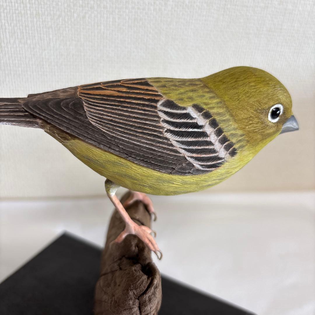 バードカービング　ノジコ