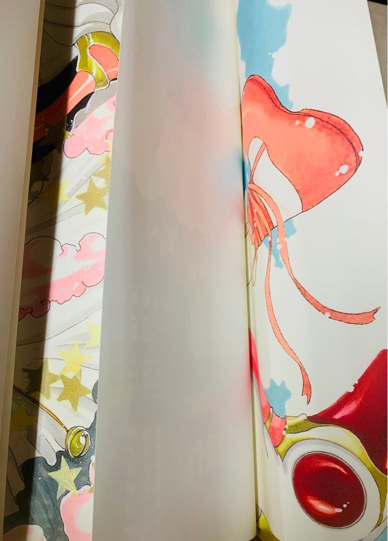 CLAMP カードキャプターさくら　巨大　原画　ポスター2枚セット1998