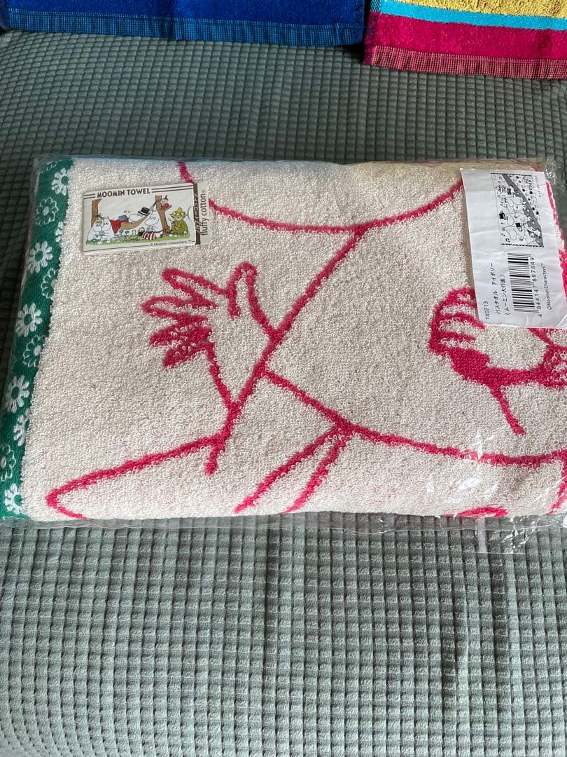 新品　未使用　フィンレイソン　タオル　ムーミン　バスタオル　ムーミン大行進