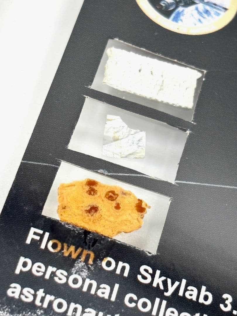 1973’s★NASA★Skaylab 3★実物パーツ片３種・ステッカー6枚