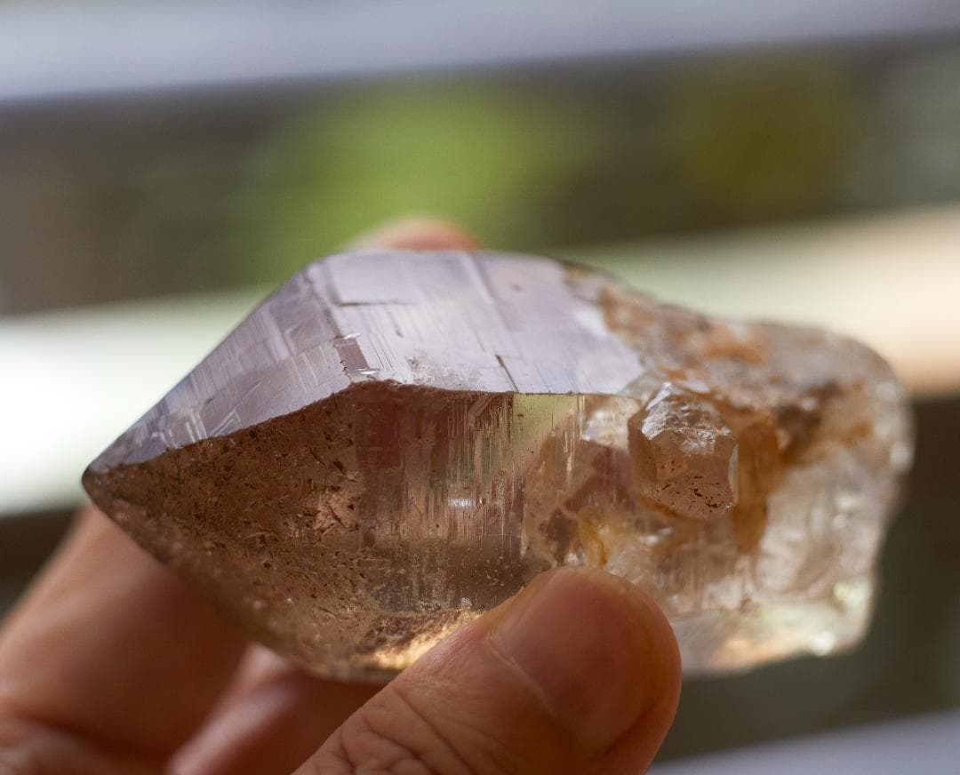 超希少　ヒマラヤ水晶　ガウリシャンカール産スモーキークォーツ　原石163.5g