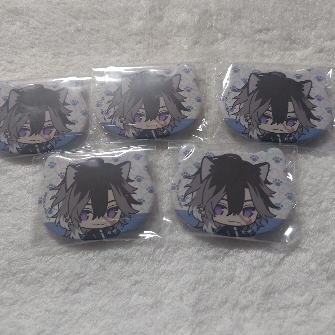 とうらぶ 刀剣乱舞 刀猫男士 実休 缶バッチ 猫缶