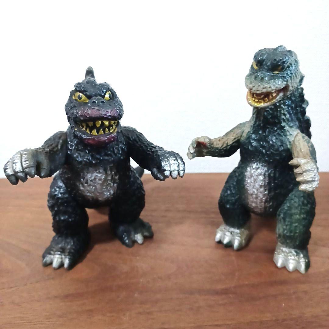 超希少な当時物ポピー　キングザウルスシリーズ　ゴジラ　ソフビフィギュア2体セット