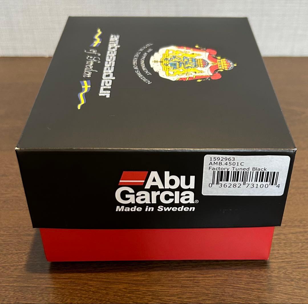 アブガルシア　アンバサダー　4501C ファクトリーチューン ブラック 左巻き