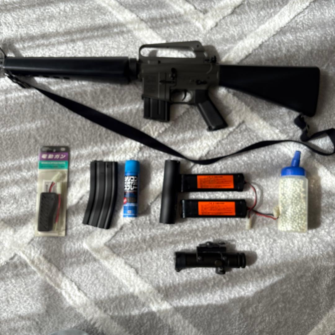 COLT AR-15 電動ガン セット ブラック　M-16 ベトナム