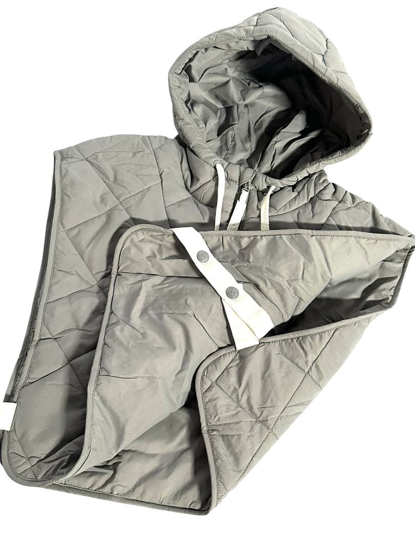 セール❣️新作G/FOREジーフォアレディーキルティングベストsizeLグレー