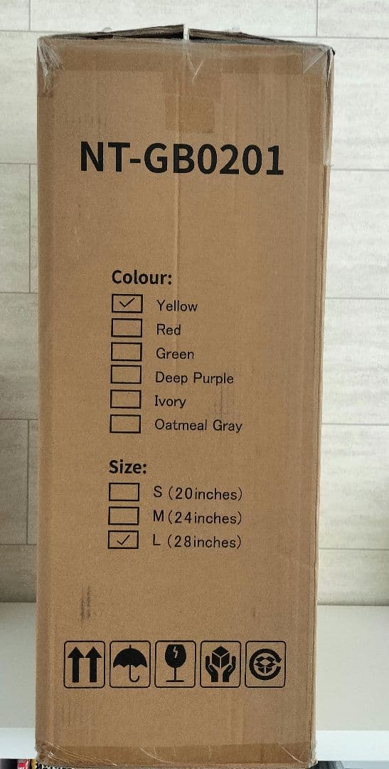 【中古】New Tripスーツケース Lサイズ：7泊以上/95Lイエロー