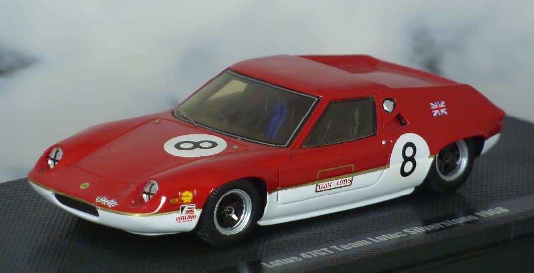 1/43エブロ ロータス 47GT ヨーロッパレーシングver.シルバーストーン