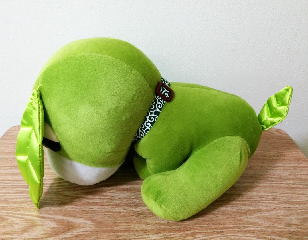 お茶犬　緑茶犬　リョク　ぬいぐるみ