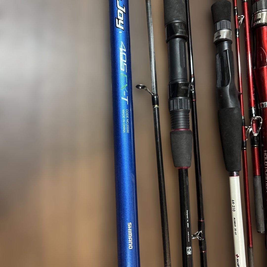 真鯛船竿 エギングロッド　投げ竿　6本セット
