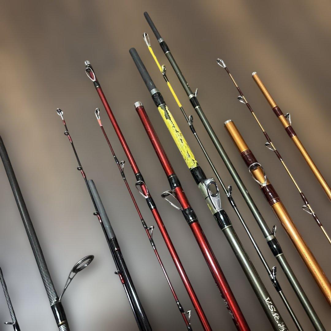 真鯛船竿 エギングロッド　投げ竿　6本セット