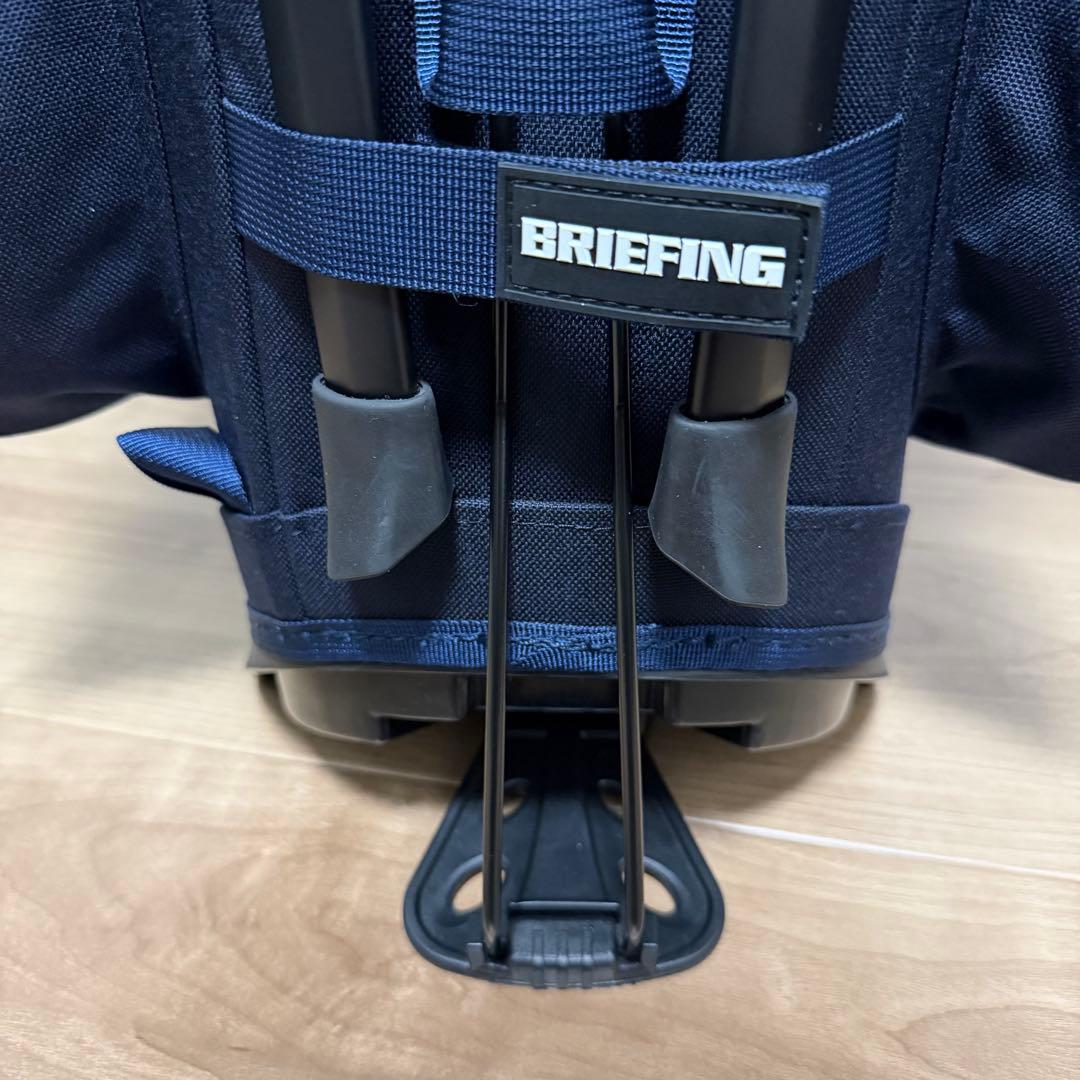 未使用に近い BRIEFING キャディバッグ ネイビー CR-04#02