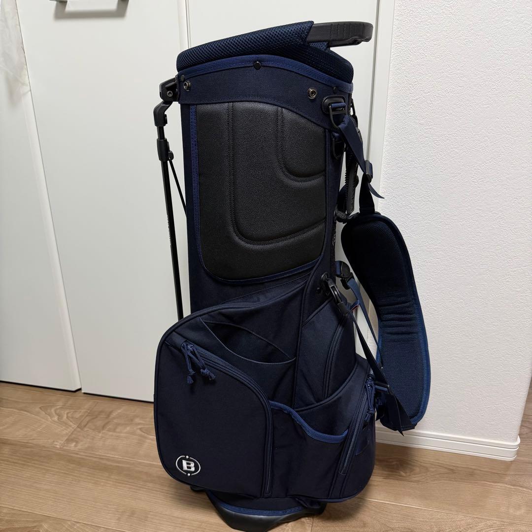 未使用に近い BRIEFING キャディバッグ ネイビー CR-04#02