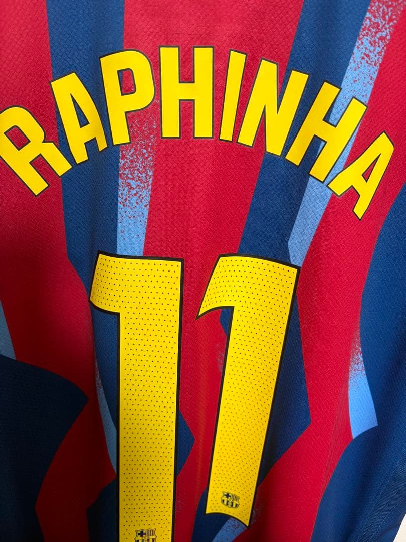 【完売品/美品】バルセロナ 25/26 4thユニフォーム #11 ハフィーニャ