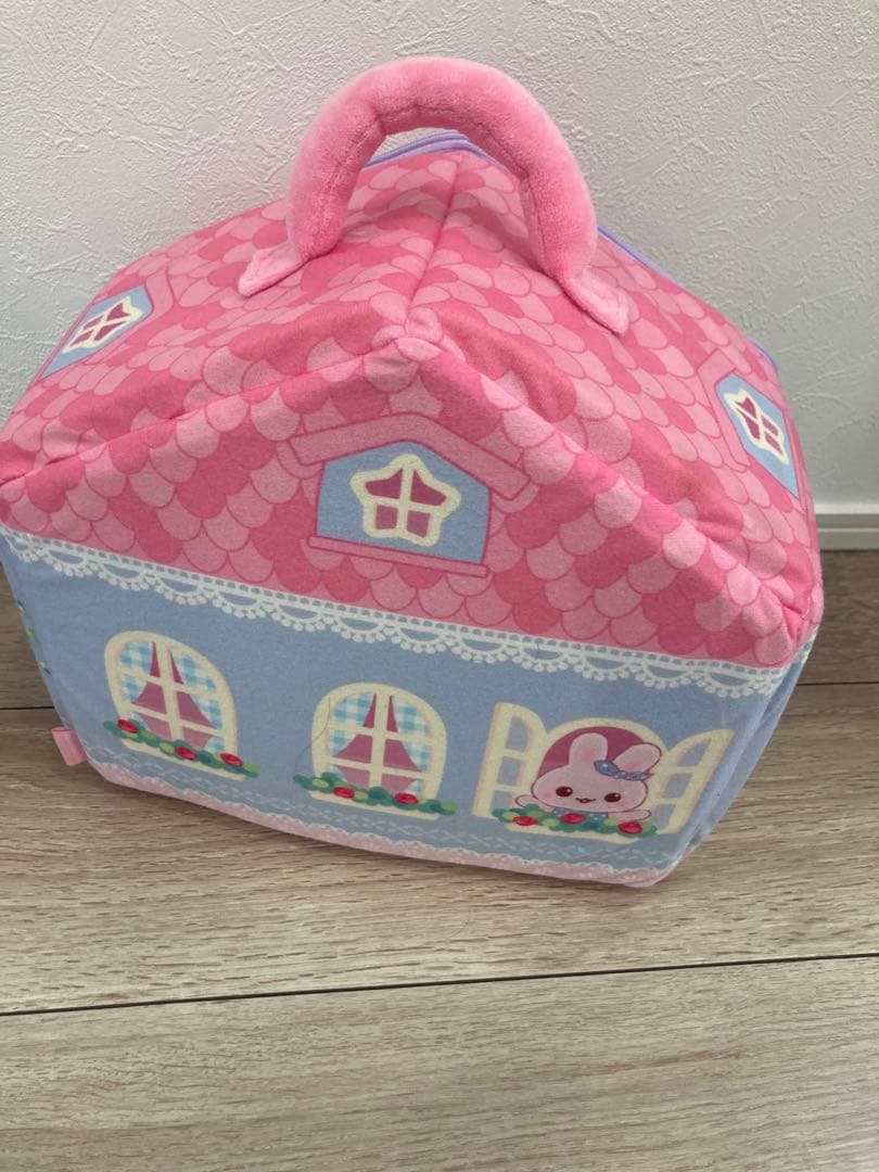 マザーガーデン うさもも おほしさまハウス ぬいぐるみ ハウス型収納ケース