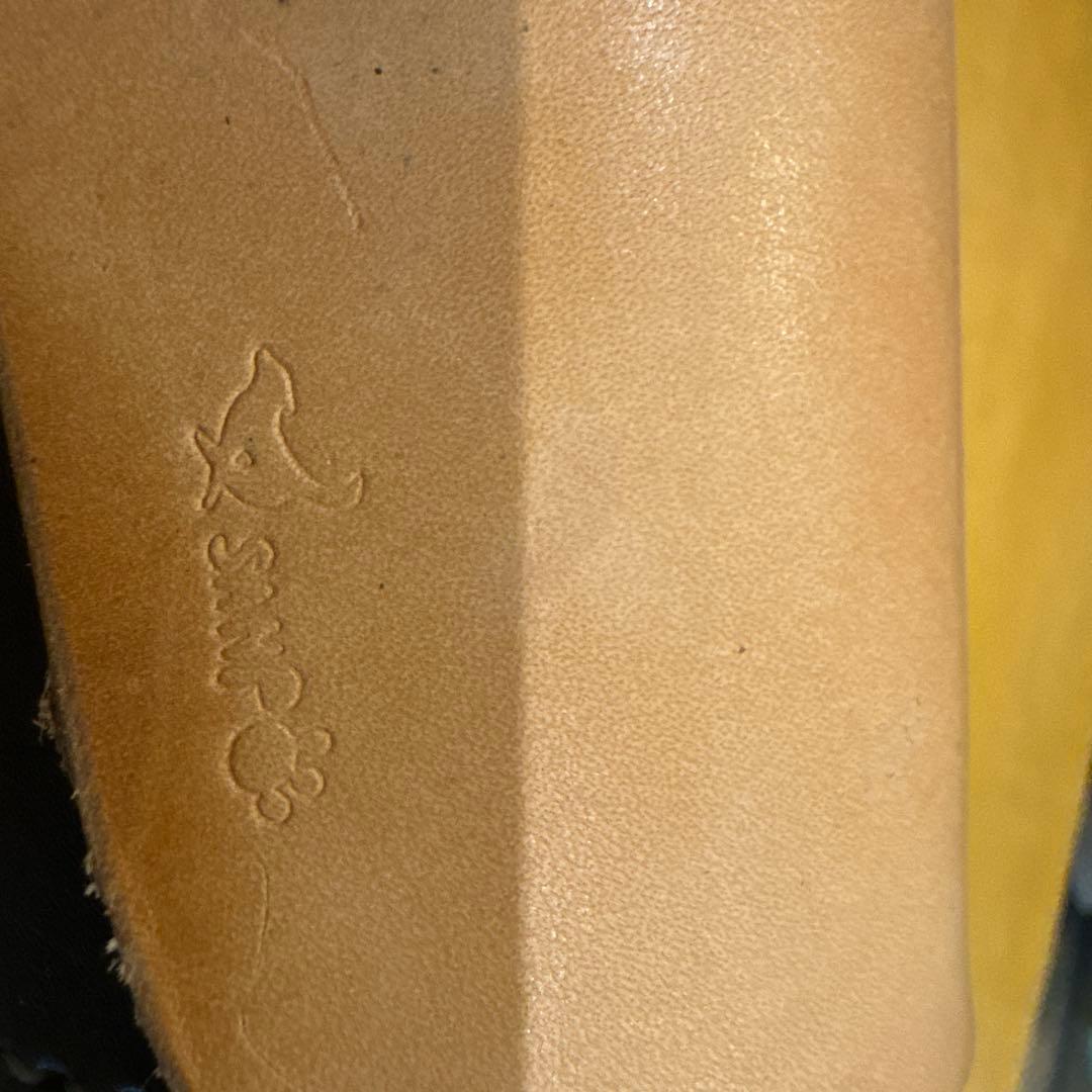 ゴルフポーチ　ハンドメイドレザークラフト