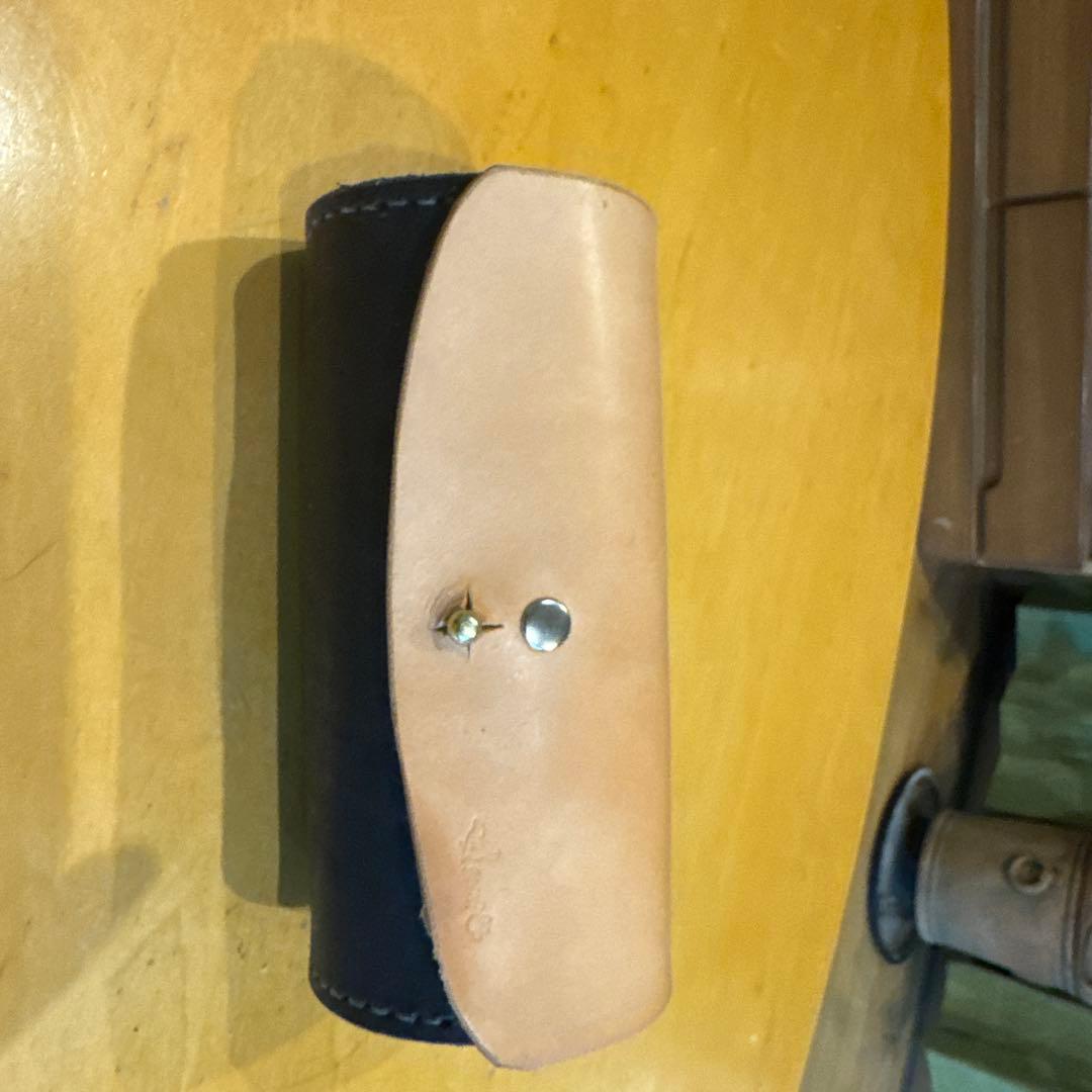 ゴルフポーチ　ハンドメイドレザークラフト