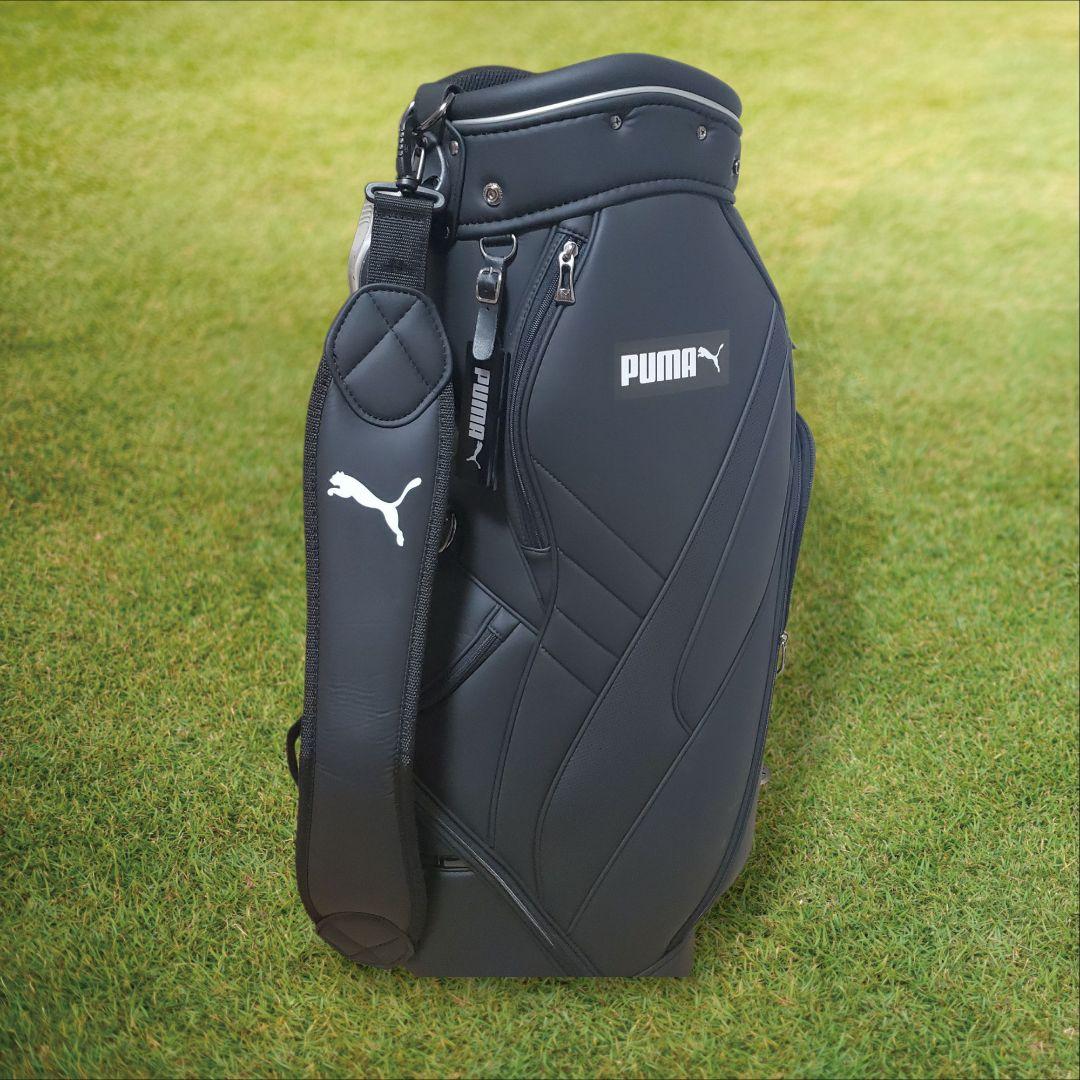 【美品】PUMA ゴルフ　キャディバッグ　ブラック