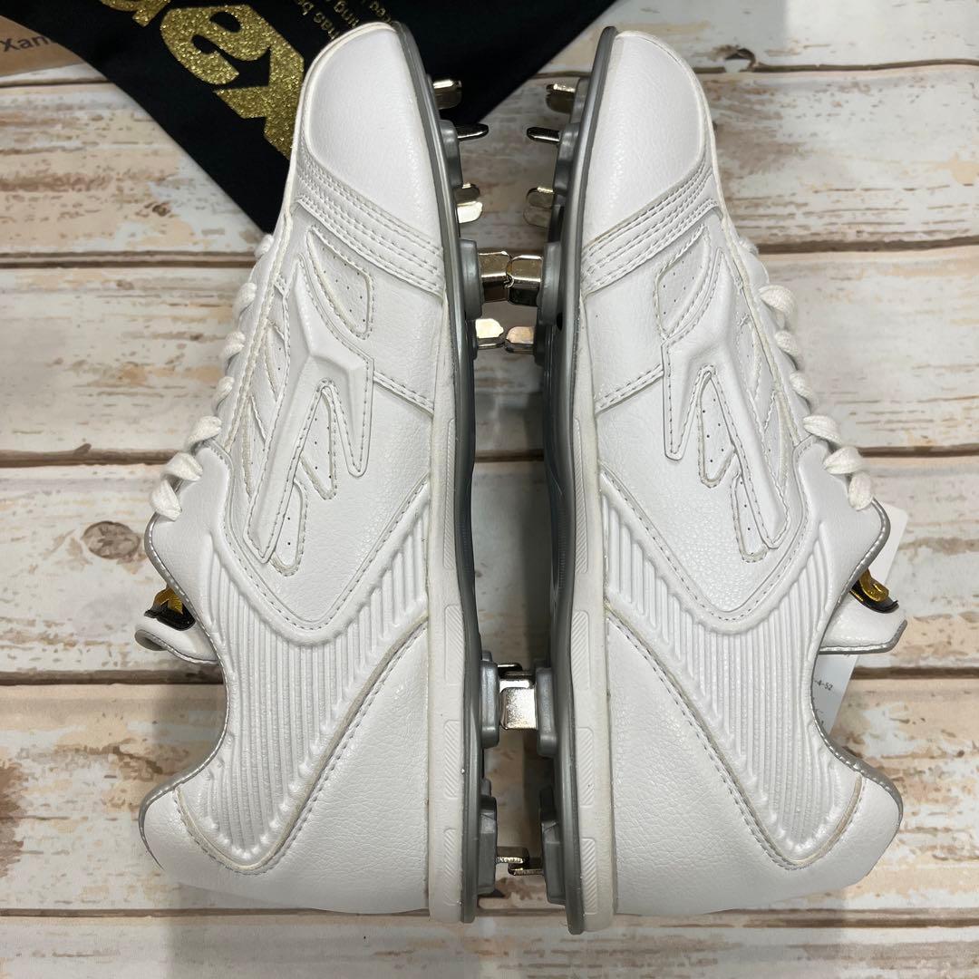 Xanax 紐式樹脂底スパイク　白　27.0㎝　新品