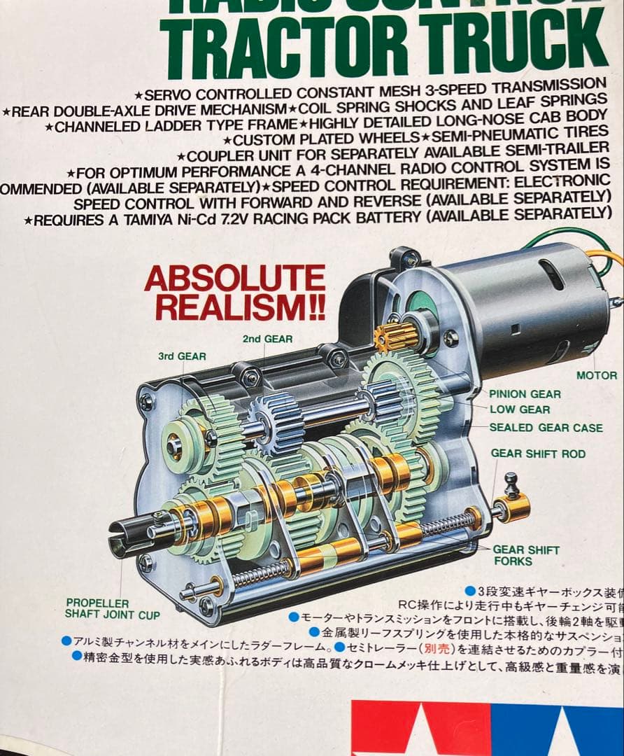 タミヤフォード、エアロマックストレラー限定キット、電装キット付き