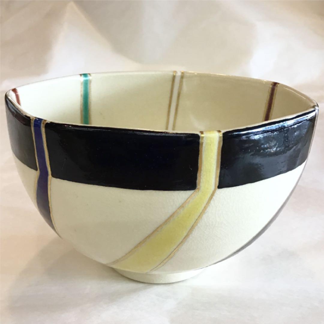 【茶道具】永楽即全 色絵光茶碗