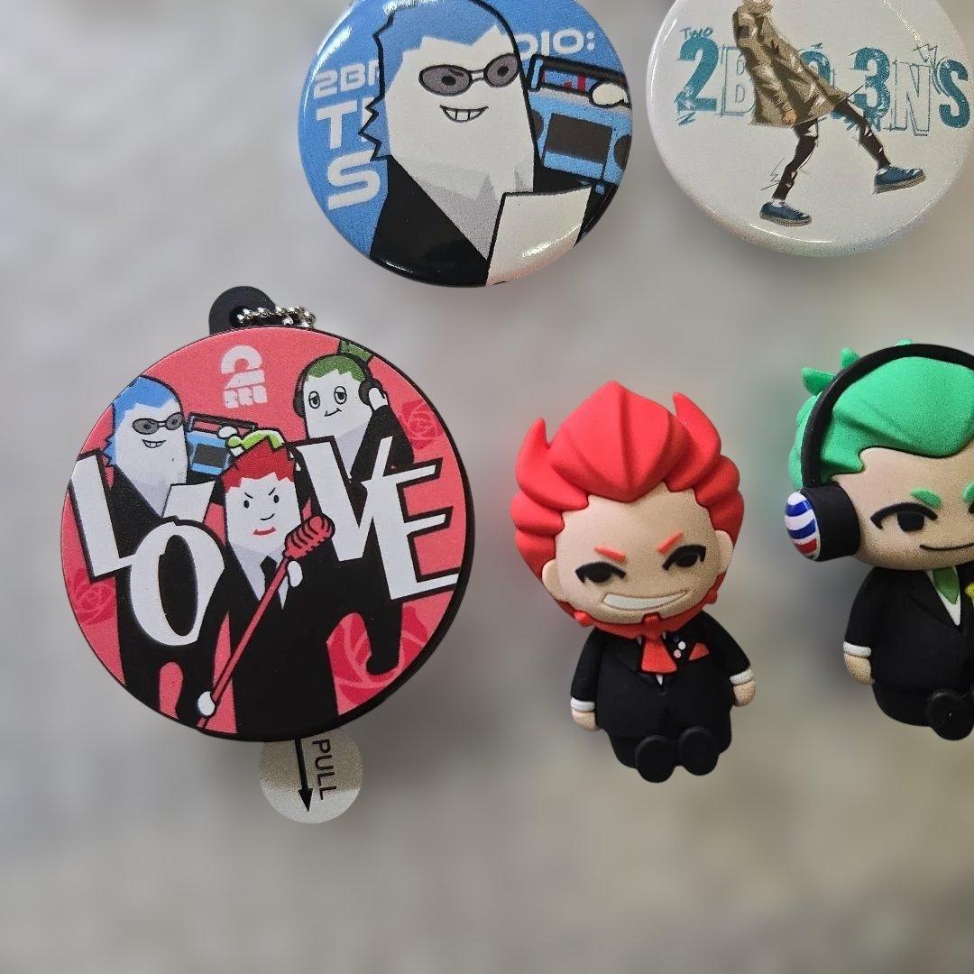 2BRO.　ローソン限定　ラバーマスコットセット 兄者弟者おついち 他グッズ