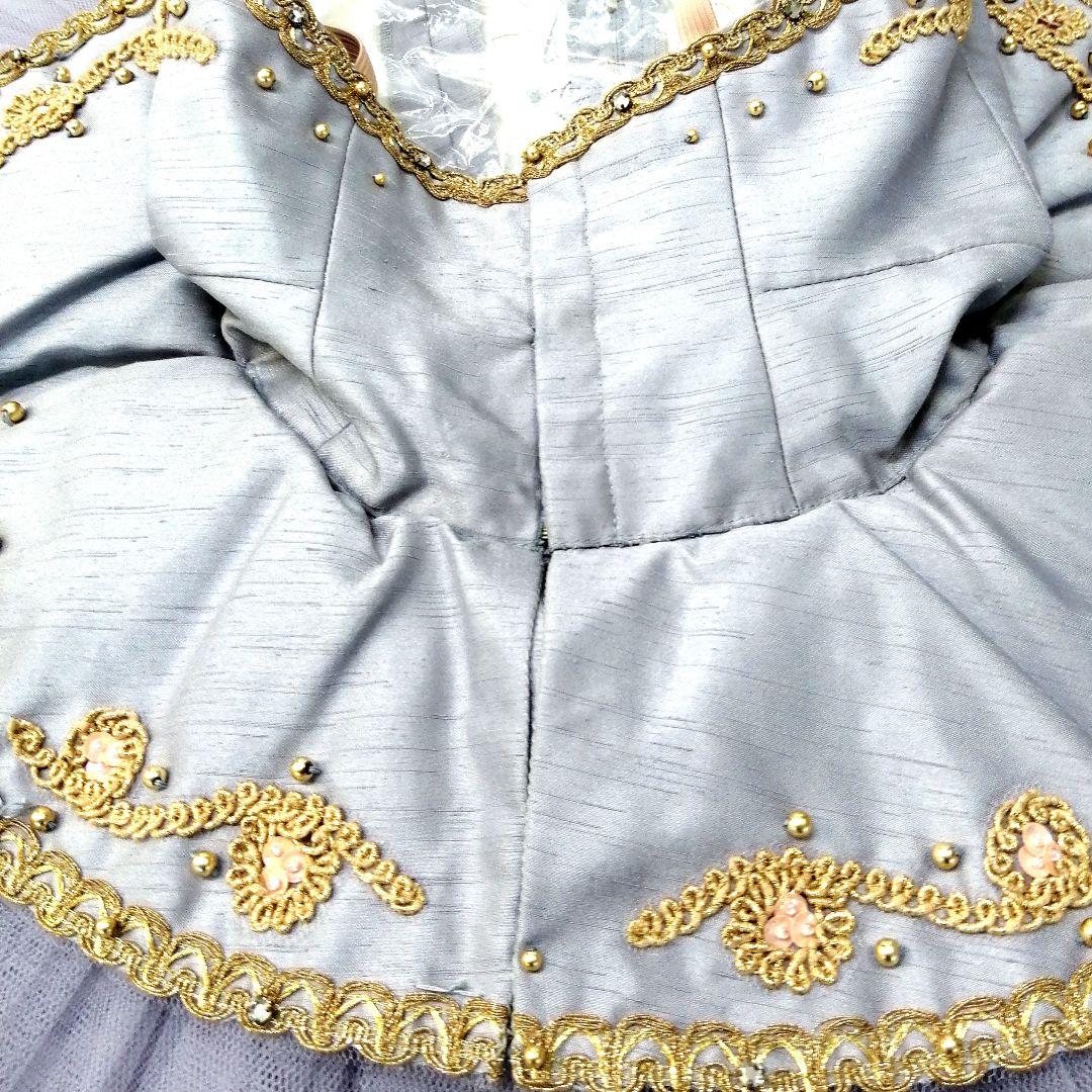 バレエ　チュチュ　小学生120cm台 3着まとめ　袖、ネックレス付 No2