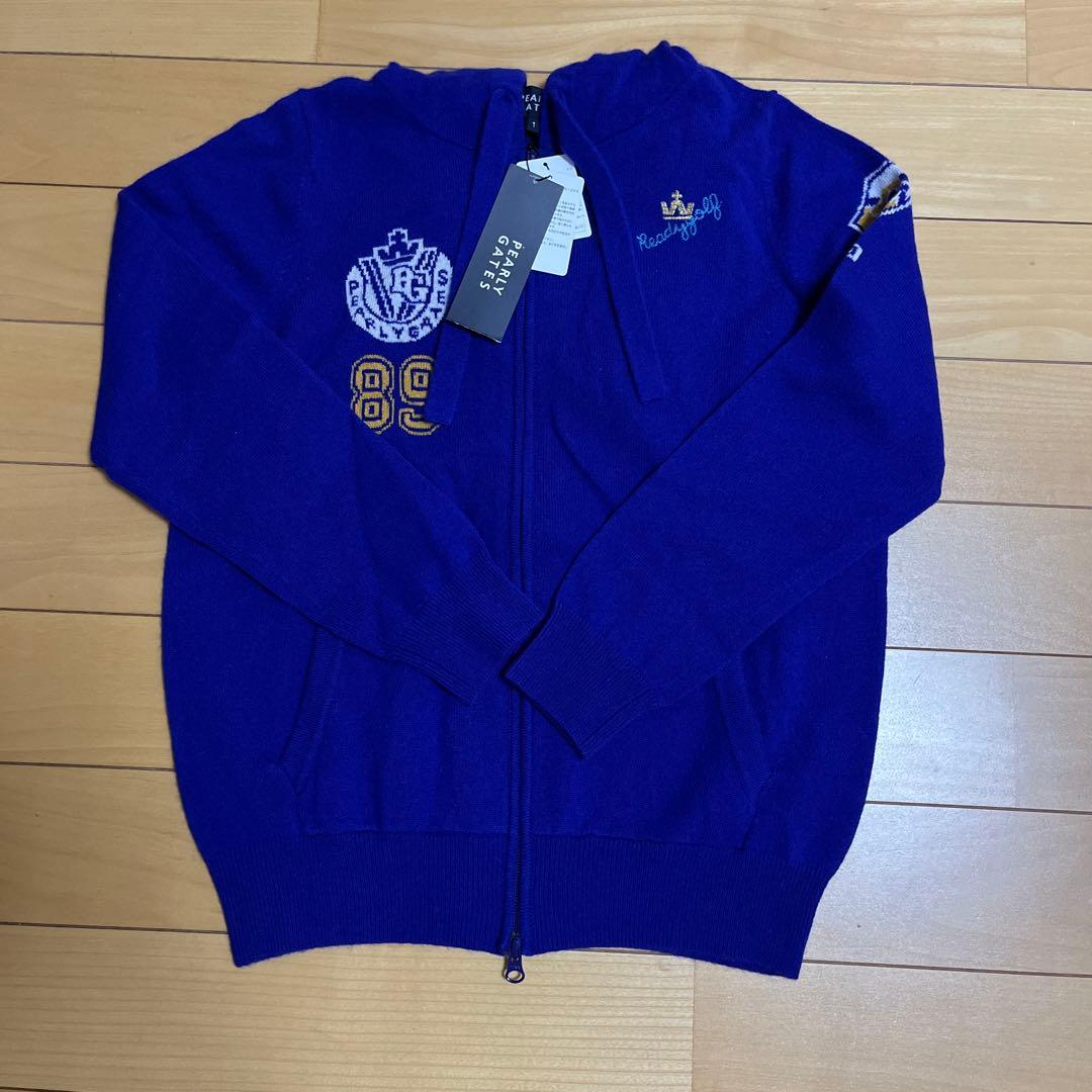 パーリーゲイツ ニットパーカー カシミヤ　新品未使用