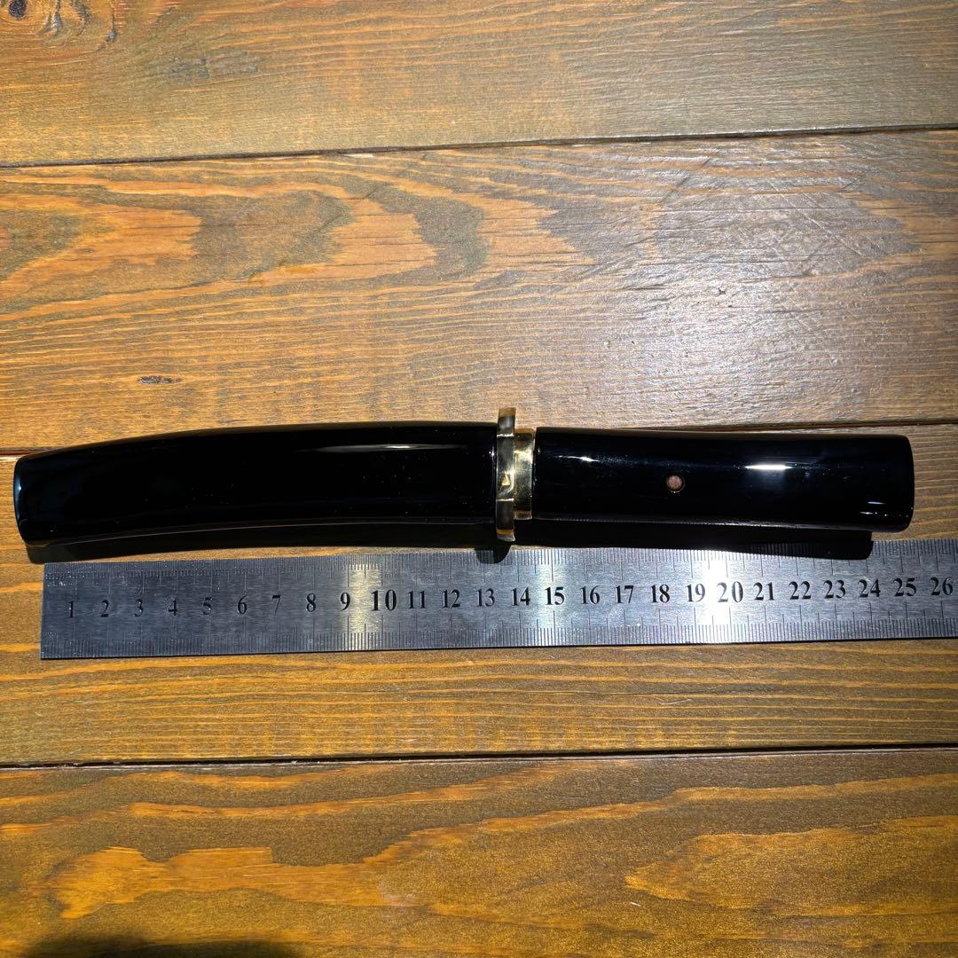 日本刀残欠クラフトナイフNo.75 政常 黒鞘