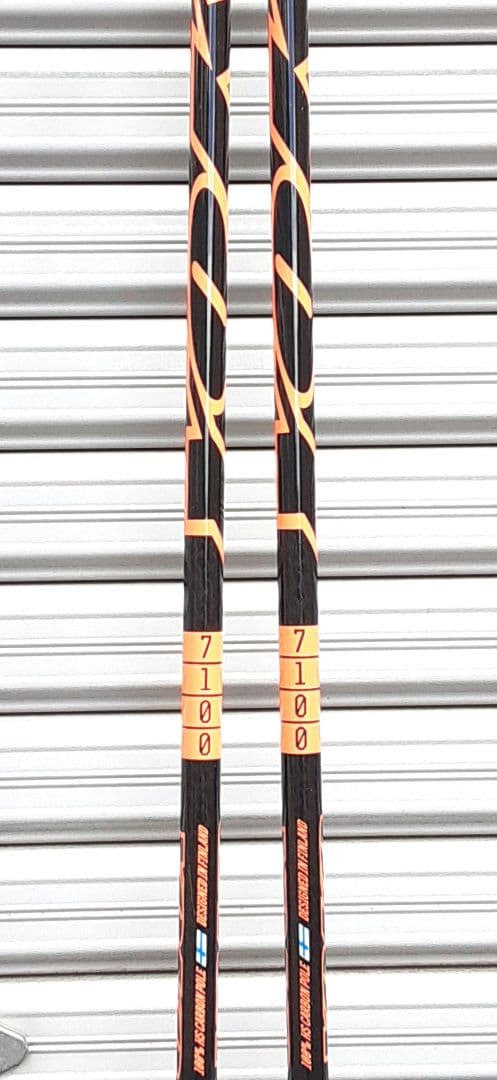 【底値価格】YOKO　7100　クロスカントリースキーポール141㎝美品カーボン