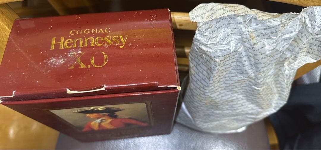 【未開栓】ヘネシー コニャック XO 古酒　金キャップ