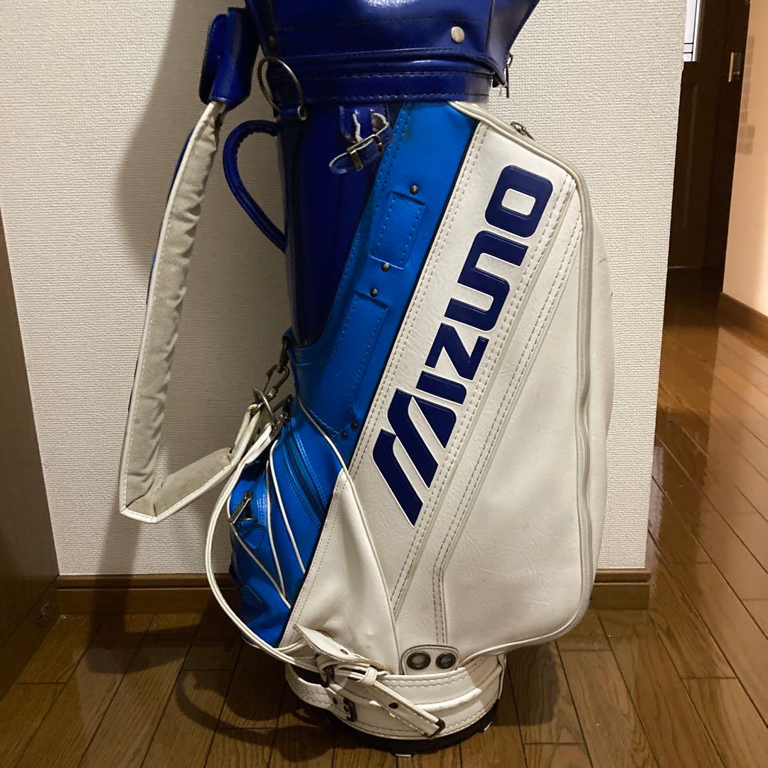 MIZUNO キャディバッグ 青/白