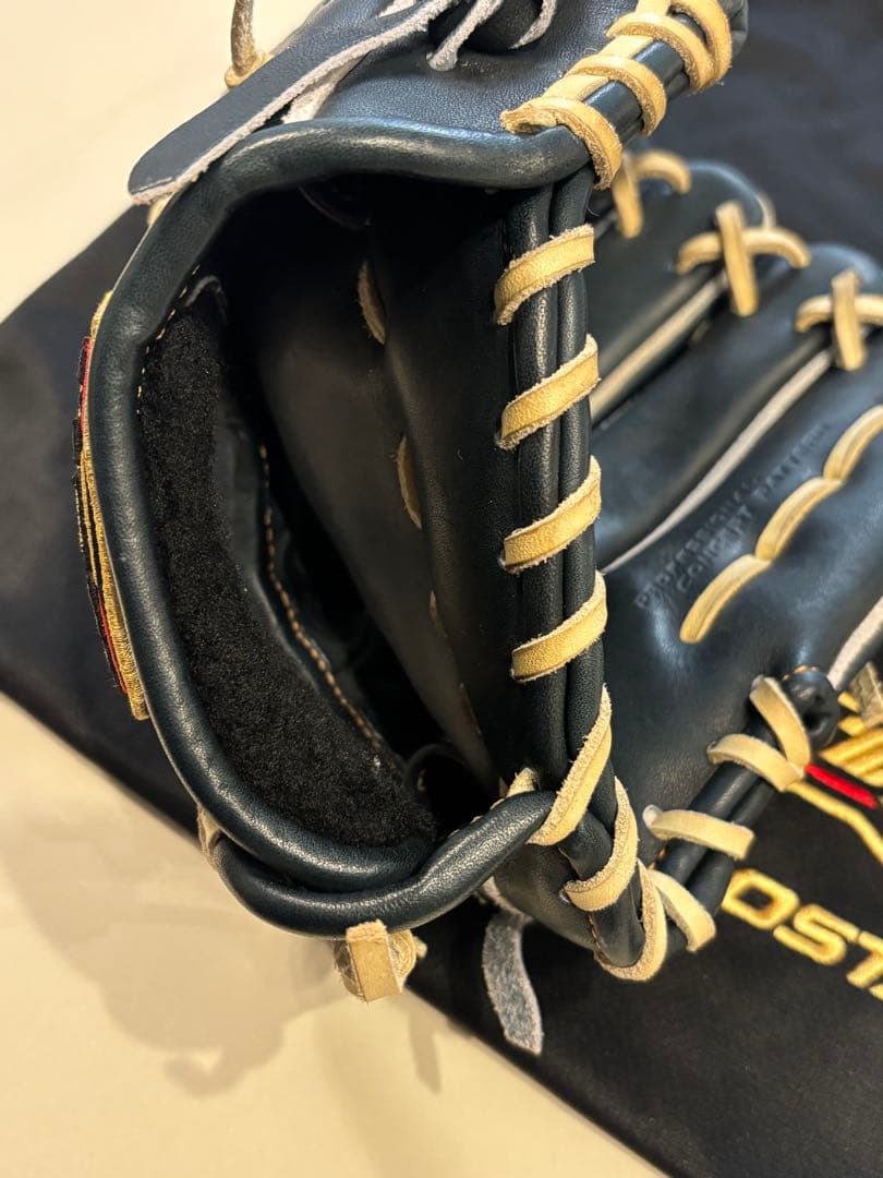 ZETT PROSTATUS 硬式野球グローブ ネイビー源田モデル