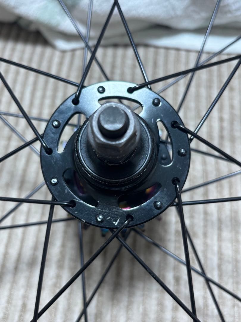 ピストバイク　固定ギア　前後ホイール　クリンチャー