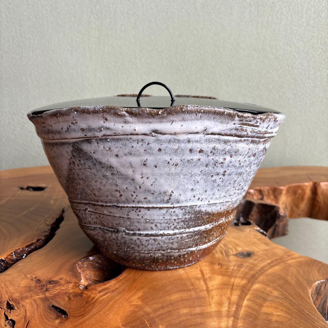 凌雲窯登窯 小久保凌雲作 水指 茶道具 共箱