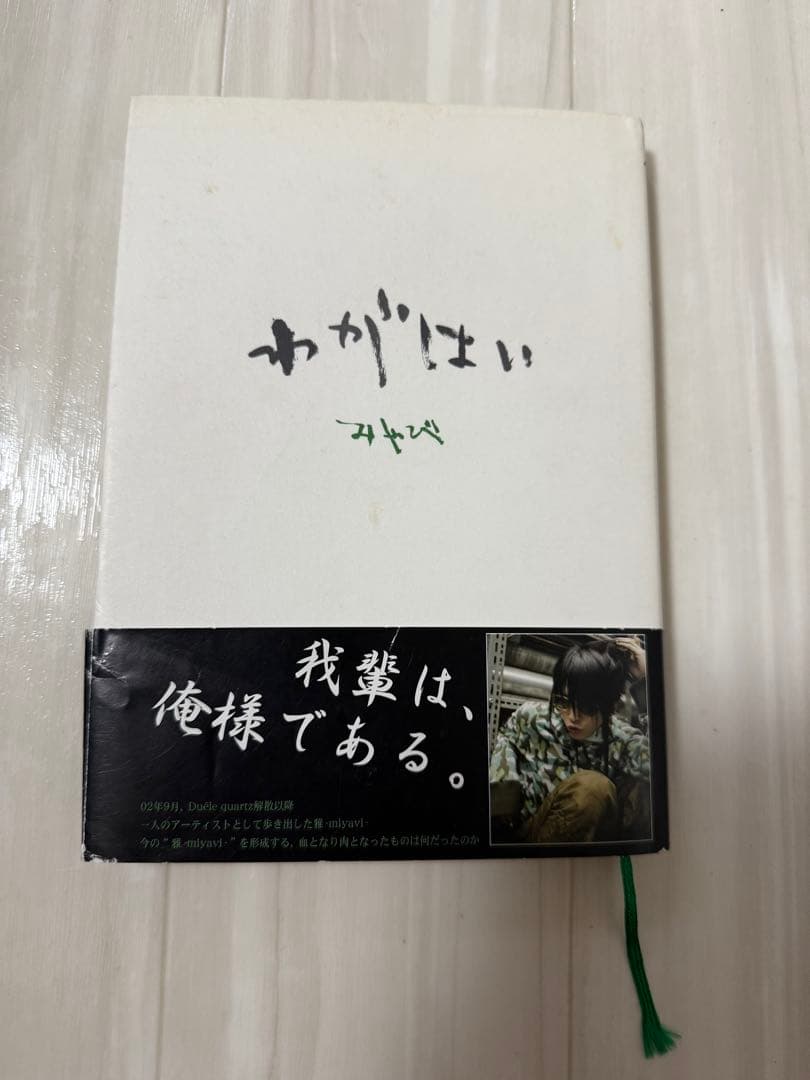 MIYAVI わがはい　本　初版