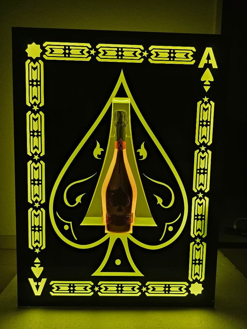 激安 アルマンド ディスプレイ台 LEDライト シャンパン アタッシュケース