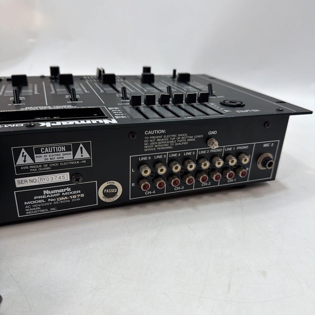 Numark DM1675 高性能4ch サンプラー搭載 DJミキサー
